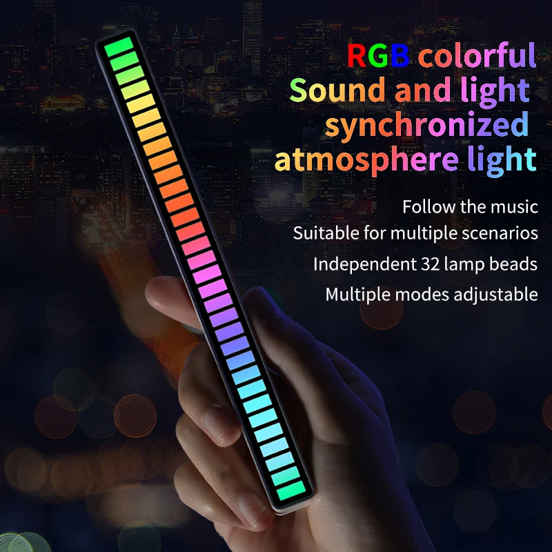 LumenRig Pulse Bar — Sound-Reactive RGB Light Bar