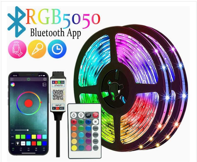 LumenRig RGB LED Strip Lights — Music Sync, 16M Colors