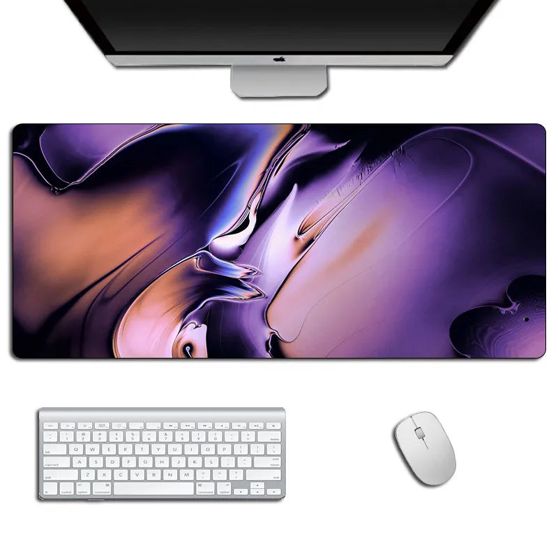 LumenRig Gaming Mouse Pad — Tech-Pattern Desk Mat