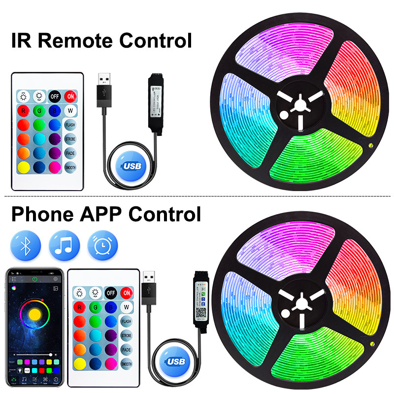 LumenRig RGB LED Strip Lights — Music Sync, 16M Colors