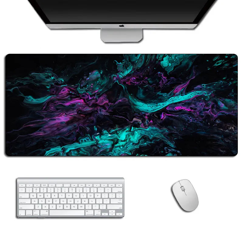 LumenRig Gaming Mouse Pad — Tech-Pattern Desk Mat