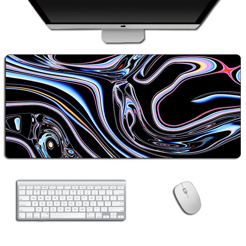 LumenRig Gaming Mouse Pad — Tech-Pattern Desk Mat