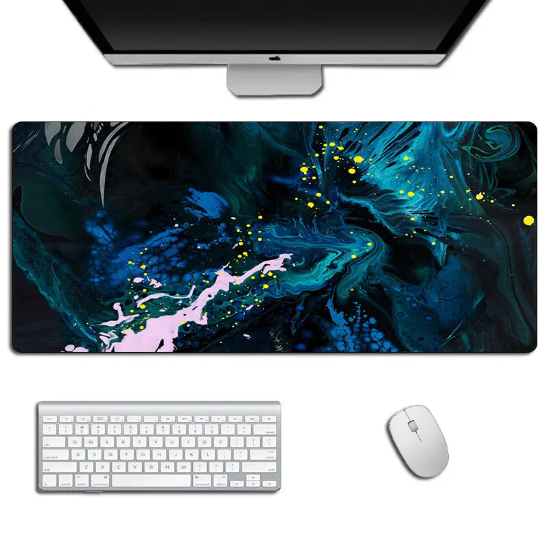 LumenRig Gaming Mouse Pad — Tech-Pattern Desk Mat