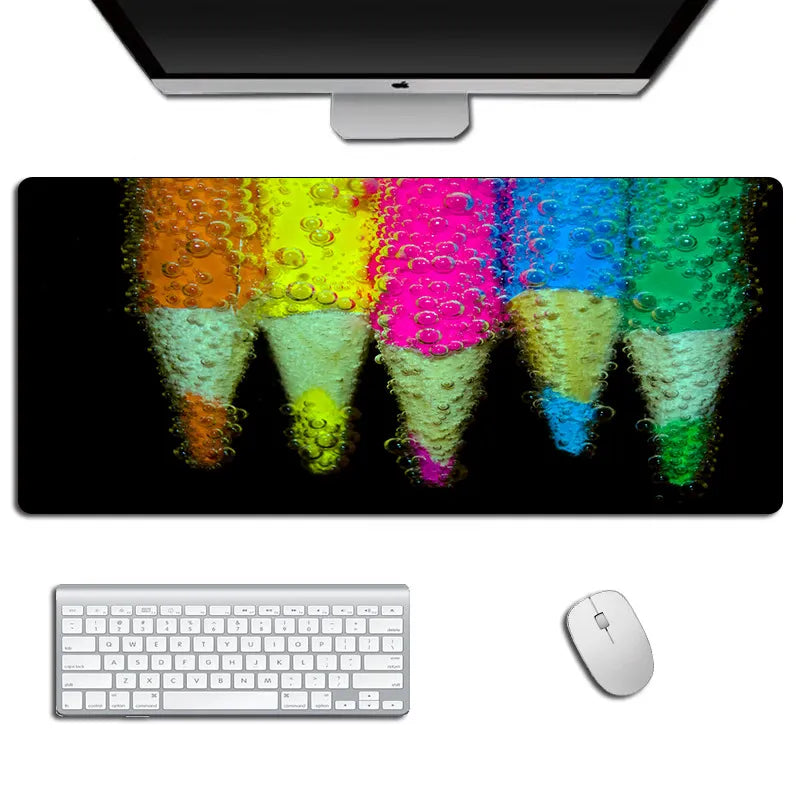 LumenRig Gaming Mouse Pad — Tech-Pattern Desk Mat