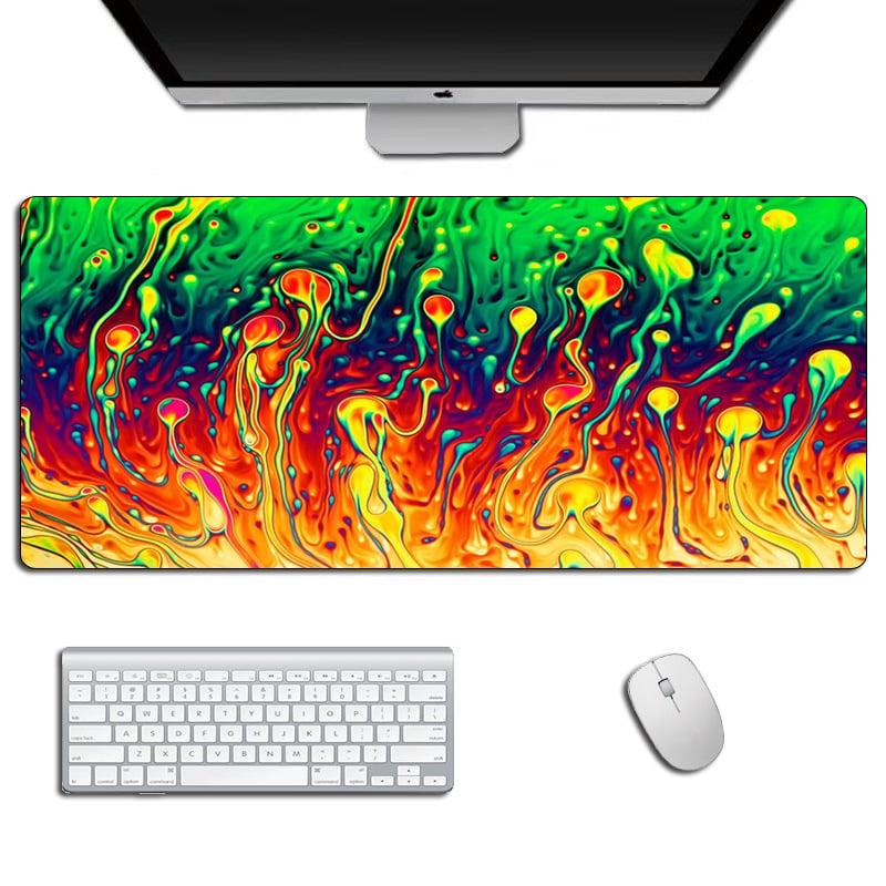 LumenRig Gaming Mouse Pad — Tech-Pattern Desk Mat