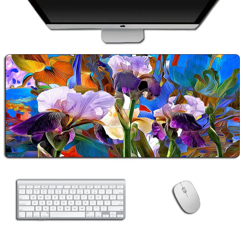 LumenRig Gaming Mouse Pad — Tech-Pattern Desk Mat