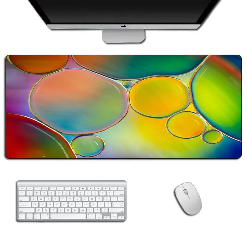 LumenRig Gaming Mouse Pad — Tech-Pattern Desk Mat