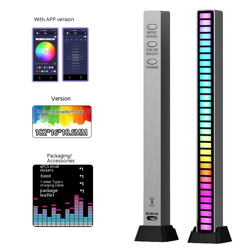 LumenRig Pulse Bar — Sound-Reactive RGB Light Bar