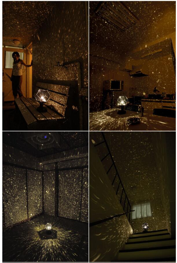 LumenRig Galaxy Projector — Star & Nebula Light Show