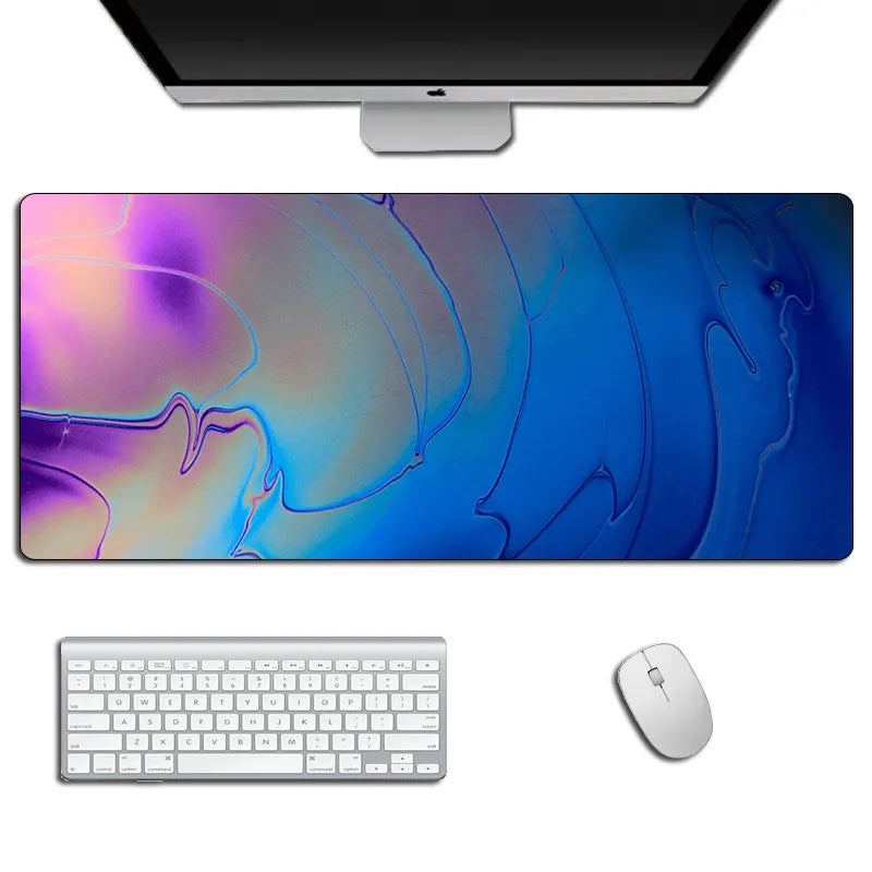 LumenRig Gaming Mouse Pad — Tech-Pattern Desk Mat