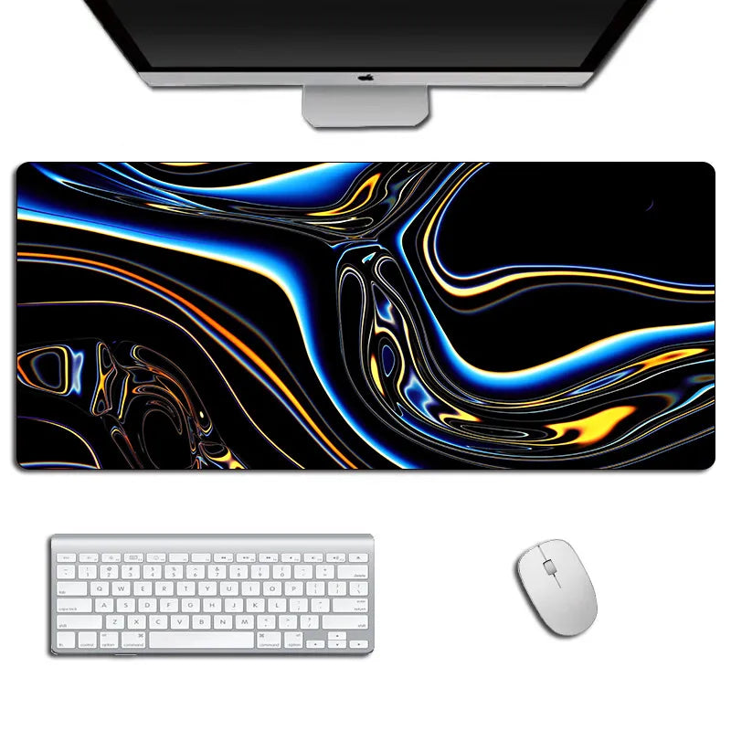 LumenRig Gaming Mouse Pad — Tech-Pattern Desk Mat
