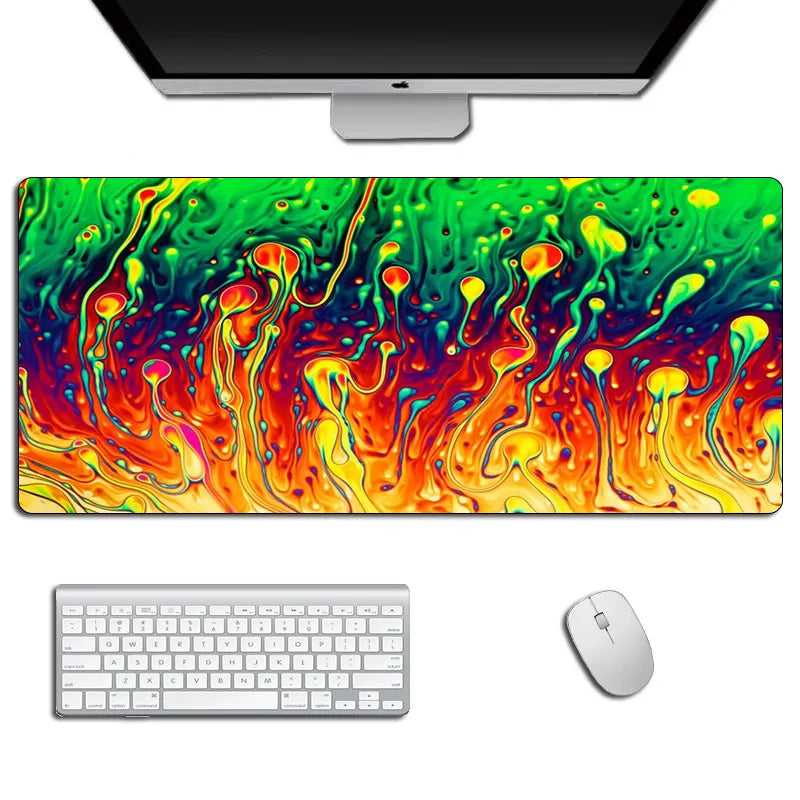 LumenRig Gaming Mouse Pad — Tech-Pattern Desk Mat