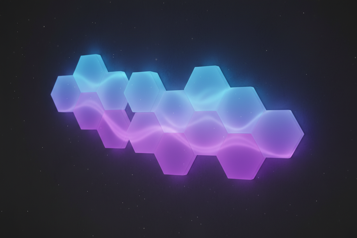 LumenRig Starter Glow Kit - RGB Hexagon Wall Panels