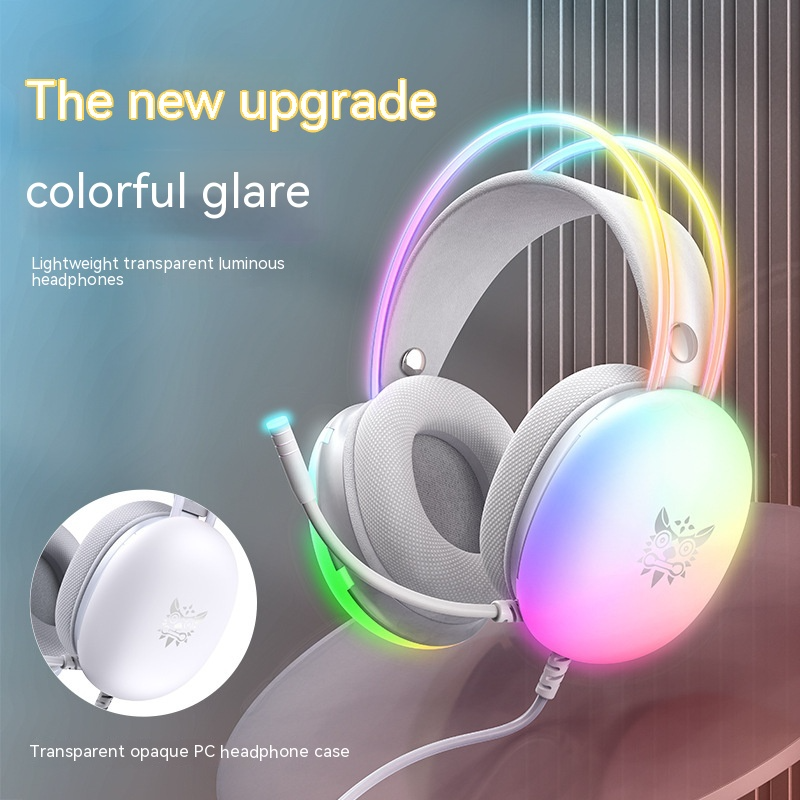 LumenRig RGB Gaming Headset — Surround Sound + Mic
