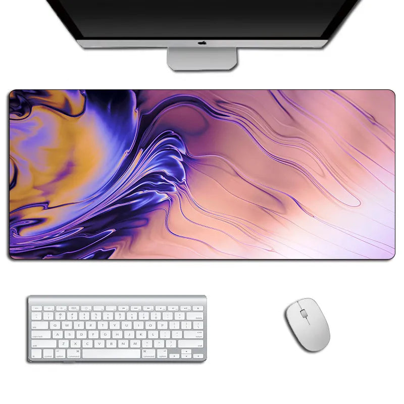 LumenRig Gaming Mouse Pad — Tech-Pattern Desk Mat